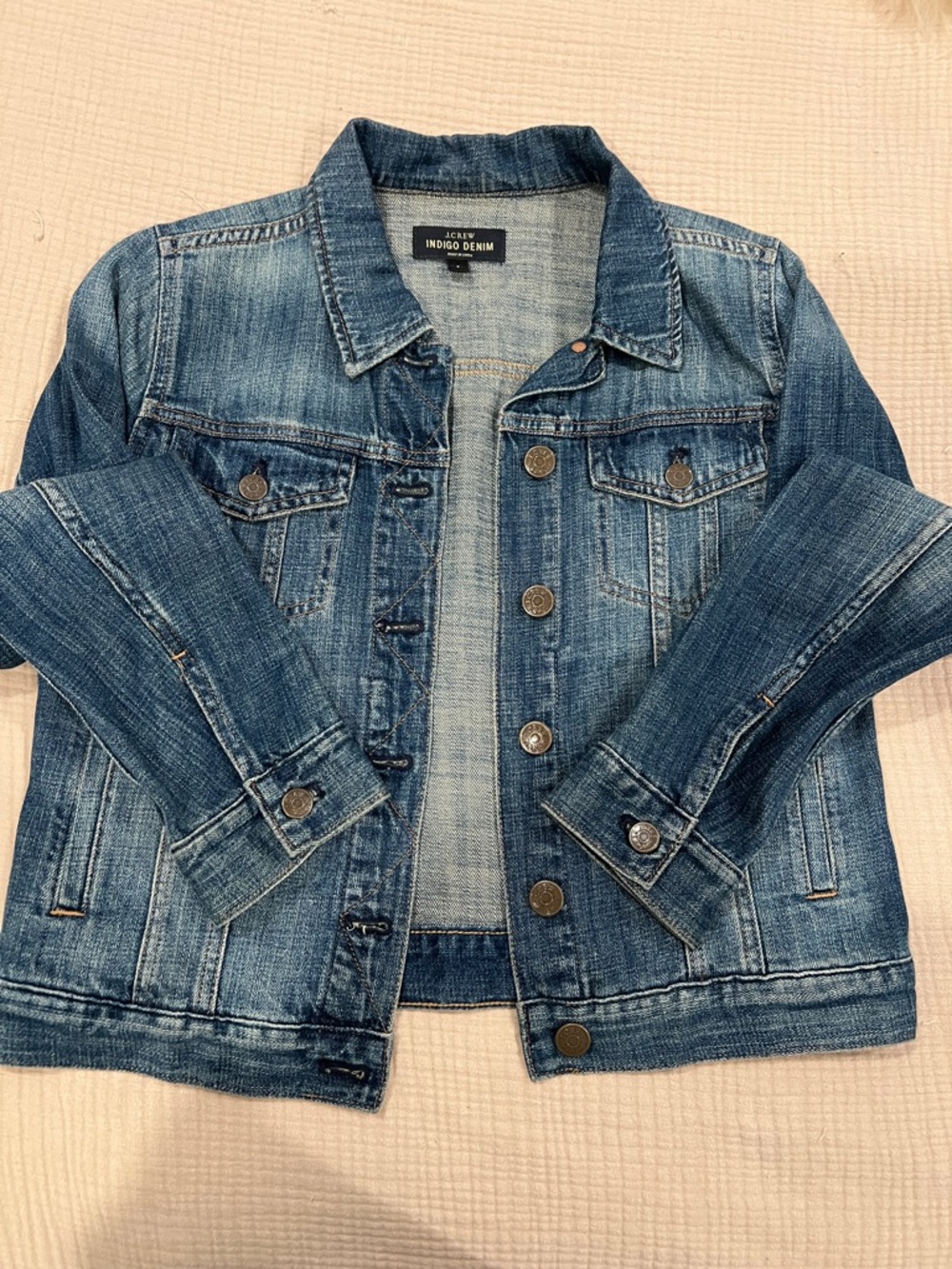 J. Crew Indigo Blue Denim Jacket